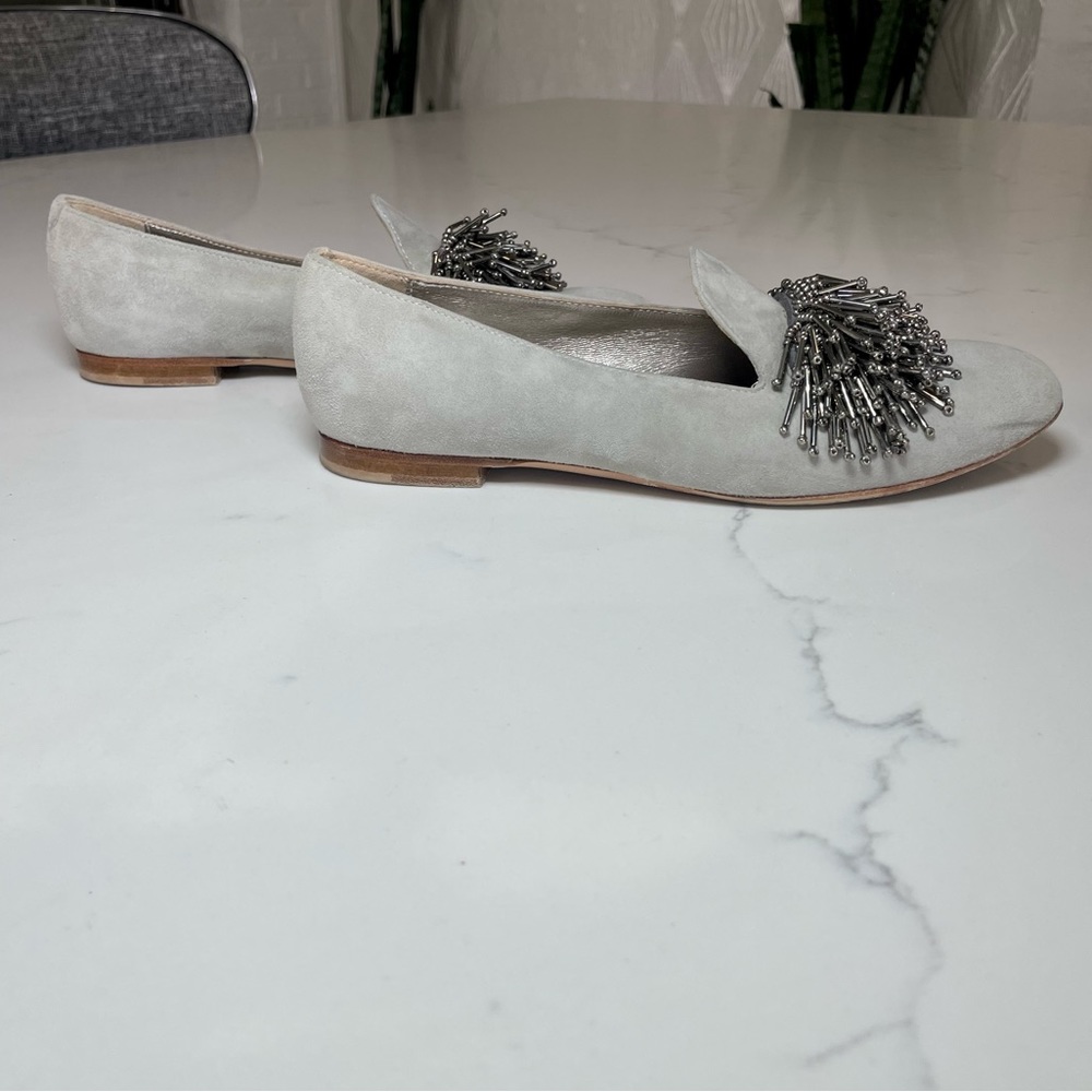 AGL Leather/Suede Loafer w/ Tassels